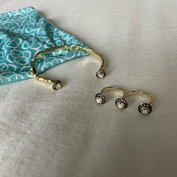 Kendra Scott Bracelet and Two-Finger Ring Set - Picture 3 of 3